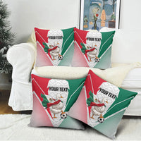 Personalized Mexico Soccer Duck Pillow Cover Mexican Flag Cape Soccer Ball