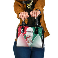Personalized Mexico Soccer Duck Shoulder Handbag Mexican Flag Cape Soccer Ball