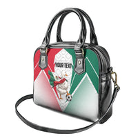 Personalized Mexico Soccer Duck Shoulder Handbag Mexican Flag Cape Soccer Ball