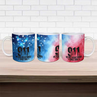 Patriotic 911 Memorial Patriot Day Ceramic Mug American Flag and Bald Eagle - Wonder Print Shop