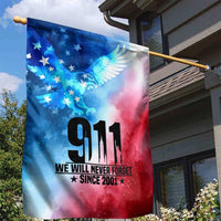 Patriotic 911 Memorial Patriot Day Garden Flag American Flag and Bald Eagle - Wonder Print Shop