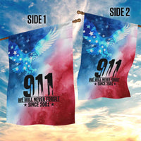 Patriotic 911 Memorial Patriot Day Garden Flag American Flag and Bald Eagle - Wonder Print Shop
