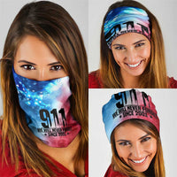 Patriotic 911 Memorial Patriot Day Neck Gaiter American Flag and Bald Eagle TS04