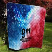 Patriotic 911 Memorial Patriot Day Quilt American Flag and Bald Eagle - Wonder Print Shop