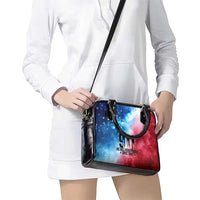 Patriotic 911 Memorial Patriot Day Shoulder Handbag American Flag and Bald Eagle - Wonder Print Shop