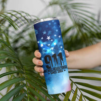 Patriotic 911 Memorial Patriot Day Skinny Tumbler American Flag and Bald Eagle - Wonder Print Shop