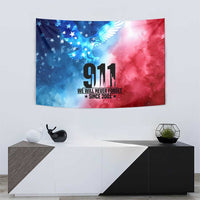 Patriotic 911 Memorial Patriot Day Tapestry American Flag and Bald Eagle - Wonder Print Shop