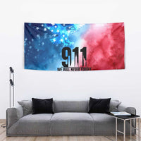 Patriotic 911 Memorial Patriot Day Tapestry American Flag and Bald Eagle - Wonder Print Shop