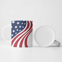 911 Memorial Ceramic Mug Patriot Day American Flag and Soldier Silhouette Honor and Remember - Wonder Print Shop