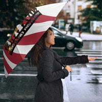 911 Memorial Umbrella Patriot Day American Flag and Soldier Silhouette Honor and Remember - Wonder Print Shop
