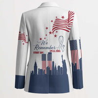 Patriot Day 911 Memorial Blazer American Flag and New York City Skyline Design - Wonder Print Shop