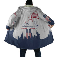 Patriot Day 911 Memorial Cloak American Flag and New York City Skyline Design - Wonder Print Shop
