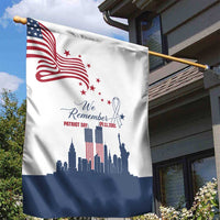 Patriot Day 911 Memorial Garden Flag American Flag and New York City Skyline Design - Wonder Print Shop