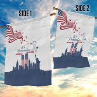 Patriot Day 911 Memorial Garden Flag American Flag and New York City Skyline Design - Wonder Print Shop