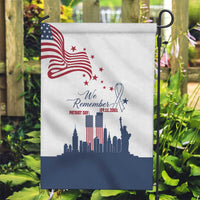 Patriot Day 911 Memorial Garden Flag American Flag and New York City Skyline Design - Wonder Print Shop
