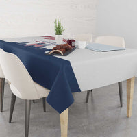 Patriot Day 911 Memorial Tablecloth American Flag and New York City Skyline Design - Wonder Print Shop