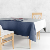 Patriot Day 911 Memorial Tablecloth American Flag and New York City Skyline Design - Wonder Print Shop