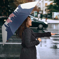 Patriot Day 911 Memorial Umbrella American Flag and New York City Skyline Design - Wonder Print Shop