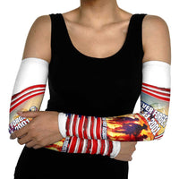 911 Memorial Patriot Day Arm Sleeves American Flag and Soldier Tribute Never Forget - Wonder Print Shop