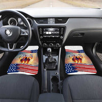 911 Memorial Patriot Day Car Mats American Flag and Soldier Tribute Never Forget - Wonder Print Shop