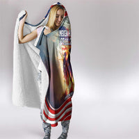 911 Memorial Patriot Day Hooded Blanket American Flag and Soldier Tribute Never Forget - Wonder Print Shop