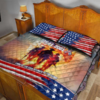 911 Memorial Patriot Day Quilt Bed Set American Flag and Soldier Tribute Never Forget - Wonder Print Shop