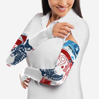 Patriot Day 911 Memorial Arm Sleeves American Flag and Angel Soldier Honor and Remember - Wonder Print Shop