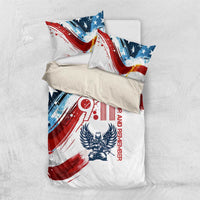 Patriot Day 911 Memorial Bedding Set American Flag and Angel Soldier Honor and Remember - Wonder Print Shop