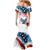 Patriot Day 911 Memorial Family Matching Mermaid Dress and Hawaiian Shirt American Flag and Angel Soldier Honor and Remember - Wonder Print Shop