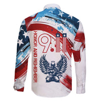 Patriot Day 911 Memorial Family Matching Summer Maxi Dress and Hawaiian Shirt American Flag and Angel Soldier Honor and Remember - Wonder Print Shop