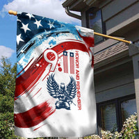 Patriot Day 911 Memorial Garden Flag American Flag and Angel Soldier Honor and Remember - Wonder Print Shop