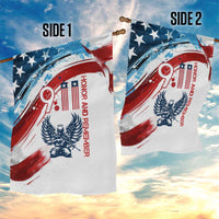 Patriot Day 911 Memorial Garden Flag American Flag and Angel Soldier Honor and Remember - Wonder Print Shop