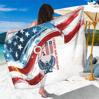 Patriot Day 911 Memorial Sarong American Flag and Angel Soldier Honor and Remember - Wonder Print Shop