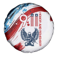 Patriot Day 911 Memorial Spare Tire Cover American Flag and Angel Soldier Honor and Remember - Wonder Print Shop