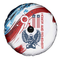 Patriot Day 911 Memorial Spare Tire Cover American Flag and Angel Soldier Honor and Remember - Wonder Print Shop