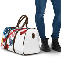 Patriot Day 911 Memorial Travel Bag American Flag and Angel Soldier Honor and Remember - Wonder Print Shop