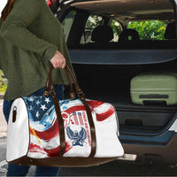 Patriot Day 911 Memorial Travel Bag American Flag and Angel Soldier Honor and Remember - Wonder Print Shop