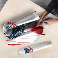 Patriot Day 911 Memorial Umbrella American Flag and Angel Soldier Honor and Remember - Wonder Print Shop