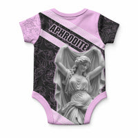 Aphrodite Greek Goddess Baby Onesie Classical Mythology Floral Statue Art