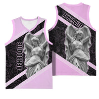 Aphrodite Greek Goddess Basketball Jersey Classical Mythology Floral Statue Art