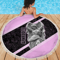 Aphrodite Greek Goddess Beach Blanket Classical Mythology Floral Statue Art