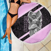 Aphrodite Greek Goddess Beach Blanket Classical Mythology Floral Statue Art