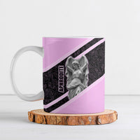 Aphrodite Greek Goddess Ceramic Mug Classical Mythology Floral Statue Art