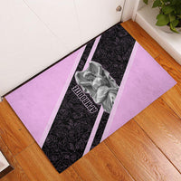 Aphrodite Greek Goddess Rubber Doormat Classical Mythology Floral Statue Art