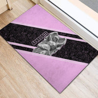 Aphrodite Greek Goddess Rubber Doormat Classical Mythology Floral Statue Art