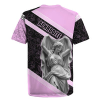 Aphrodite Greek Goddess Rugby Jersey Classical Mythology Floral Statue Art