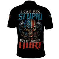 I Can Fix Stupid But It's Gonna Hurt Polo Shirt - Wonder Print Shop