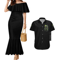 Of Course I'm Going To Hell Skull Couples Matching Mermaid Dress and Hawaiian Shirt - Wonder Print Shop