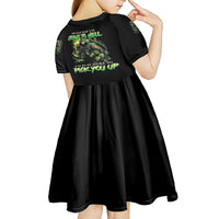 Of Course I'm Going To Hell Skull Kid Short Sleeve Dress - Wonder Print Shop