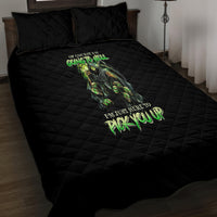 Of Course I'm Going To Hell Skull Quilt Bed Set - Wonder Print Shop